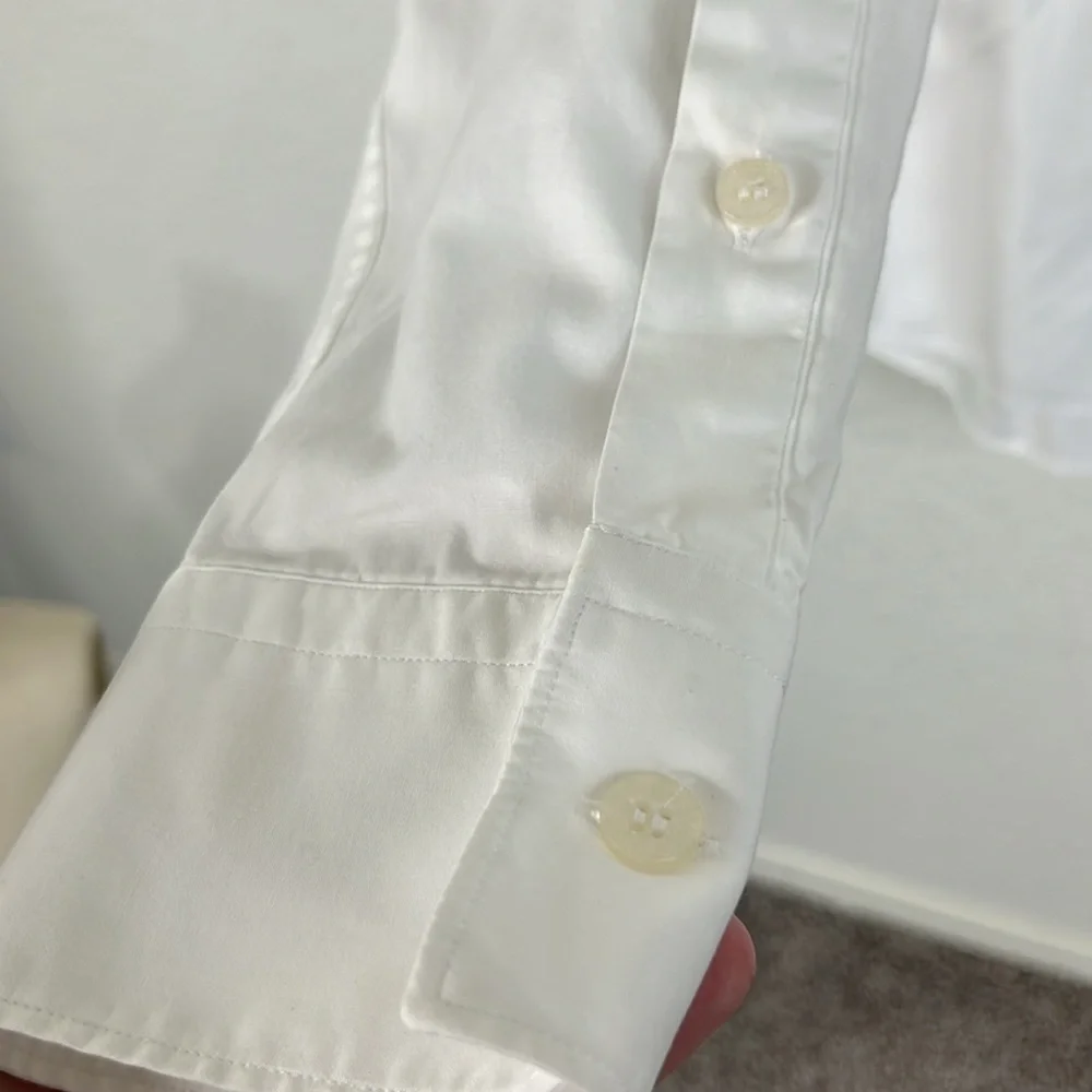 Versace Collection Button Down Embroidered Logo Men's Shirt - Picture 3 of 9